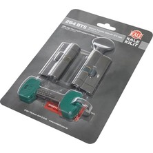Sh Ticaret Kale Kilit Bilyalı Tuzaklı Silindir 68MM Antrasit 2'li Set Bts Btsm