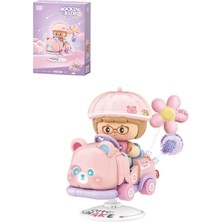 Sh Ticaret Loz Creative Sallanan Pembe Panda 189 Parça Oyuncak Yapım Seti FFLZ-4301