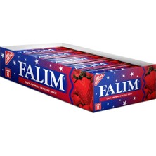 Sh Ticaret Falım Çilek Aromalı Şekersiz Sakız 5'li 7 gr 20 Adet