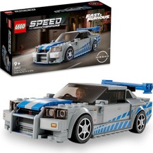 Sh Ticaret Speed Champions Daha Hızlı Daha Öfkeli Nissan Skyline Gt-R (R34) 76917 (319 Parça)