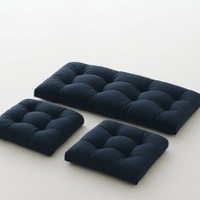 Fabrica Home Rattan Bahçe Balkon Mobilyası Minderi Su Geçirmez Kumaş 120X50 / 50X50 cm 3'lü Minder Seti