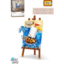 Sh Ticaret Loz Creative Gemi Tablosu 592 Parça Oyuncak Yapım Seti FFLZ-1280