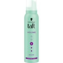 Taft 150 ml Volume 3 Saç Köpüğü Yapışkan His Bırakmadan 48 Saat Güçlü Tutuş Sağlar