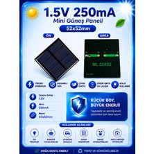 Sh Ticaret 1.5V 250MA 52X52MM Güneş Paneli - Solar Panel