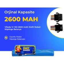 Ümit Maker Vileda Vr 102 2600 Mah 10.8V Robot Süpürge Batarya