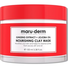 Sh Ticaret Maru.derm Ginseng Özü + Jojoba Yağı Besleyici Maske 100 ml