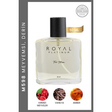 Royal Platinum M598 Erkek Parfüm EDP 50 ML | Meyveli Seri