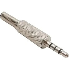 Omrs Store Powermaster 3.5 mm Stereo 4 Boğumlu Metal Discman Jack Fiş