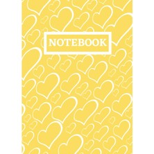 Sh Ticaret Colorful Collection: Yellow Heart 8.5" x 11" 300 Pages