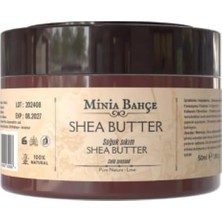 Sh Ticaret Minia Bahçe Soğuk Sıkım Shea Butter YAĞI%100 Doğal Saf 50 ml Cilt Nemlendirici