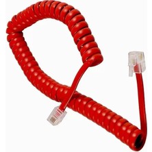 Omrs Store Telefon Spiral Kablo Kırmızı