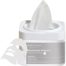 Sh Ticaret Mary&may Niacinamide + C Vitamini Içeren Aydınlatıcı Maske Paketi 1 Adet / 400 gr