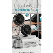HemenGo TS-S250 Eversonic Tweeter Seti 350W Yüksek Performans Kristal Netliğinde Tiz Ses Hoparlörü 72315