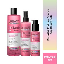 Sh Ticaret Glycolic Retinol Parlaklık Etkili Saç Bakım Seti (Şampuan-Süt-Serum)-Gloss