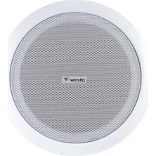 Omrs Store Westa 20 cm Trafolu 8 Inc Beyaz 30 Watt Alçıpan Hoparlör WS-2035T
