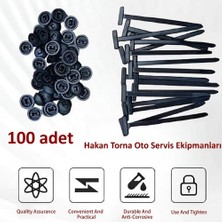 ALWAYSSPEED - Rico Cırt Kelepçe Klipsi Kapak Trim Çadır Tente Branda Sabitleme 100 Adet