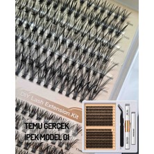 TEMU İPEK KİRPİK SETİ NO 01