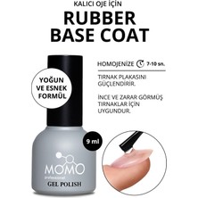 Sh Ticaret Momo Professional Kalıcı Oje Için Rubber Base Coat 9 ml