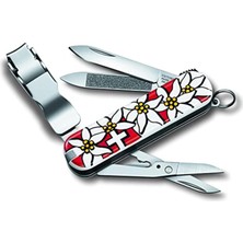 Sh Ticaret Victorinox 0.6463.840 Nailclip 580 Edelweiss Desenli Tırnak Makaslı Çakı