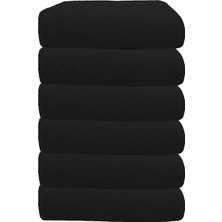Sh Ticaret Mira 6'lı PREMIUM%100 Pamuklu Kuaför & Berber Saç Havlusu 50X90 cm