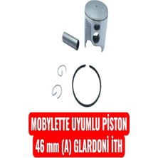 Mobylette Uyumlu Piston 46 mm A Glardoni Ith Erpilsan Elektronik