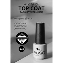 Sh Ticaret Momo Professional Kalıcı Oje Için Top Coat - Yapışkansız 4 ml