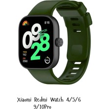 PSGT Xiaomi Redmi Watch 4/5/6 ve 9/10PRO Uyumlu Esnek Renkli Universal Klasik Silikon Kordon