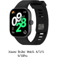 PSGT Xiaomi Redmi Watch 4/5/6 ve 9/10PRO Uyumlu Esnek Renkli Universal Klasik Silikon Kordon