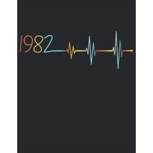 Sh Ticaret 101 Mandalas - Malbuch Ekg Herzschlag Jahrgang 1982 Baujahr Heartbeat: Lustiges Geburtstag De