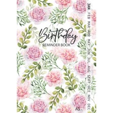 Sh Ticaret Birthday Reminder Book A5: Birthday & Anniversary Record Book, Medium Organizer With Monthly Index