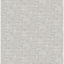 Sh Ticaret Nuwallpaper NU2873 Poplin Texture Peel & Stick Duvar Kağıdı, Gri