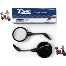 Koçak Motor Rks LT50 Pro Plus Premium Kalite Ayna Takımı Siyah