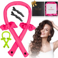 Sh Ticaret Elobara Heatless Saç Bigudi Seti - Heatless Curls Kafa Bandı ile Zahmetsiz Gecelik Bukleler - Heatl