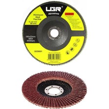 Sh Ticaret BADEM10 Ugr Metal Ahşap Flap Di̇sk Zımpara 180 mm 40 Kum