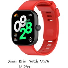 PSGT Xiaomi Redmi Watch 4/5/6 ve 9/10PRO Uyumlu Esnek Renkli Universal Klasik Silikon Kordon