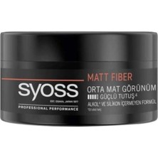 Sh Ticaret Syoss Matt Fiber Wax, 100 Ml, Saç Şekillendirici