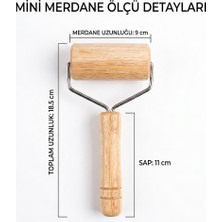 Bir Sürü Eşya Pak Market Ahşap Saplı Rulo Hamur Açıcı Merdane Pürüzsüz Oklava Pizza Börek Mantı Açma Silindiri