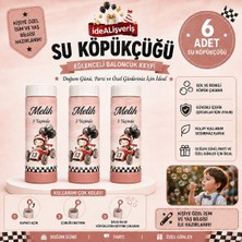 Bkmc Party Kişiye Özel Formula Temalı Su Köpükçüğü Baloncuk | Isim ve Yaş Baskılı | Yarış Arabası Temalı Doğum Günü Parti Hediyesi