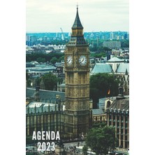 Sh Ticaret Agenda 2023: Londra - Settimanale E Mensile Da Gennaio A Dicembre 2023 | 12 Mesi | Ideale Per Stude
