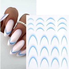 Sh Ticaret Ombre Efekt French Tırnak Sticker Nail SD-1948
