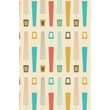 Sh Ticaret Planner For Any Occasion: 4-Month Non-Dated Daily Planner, 257 Pages, In Whimsical Midcentury Moder