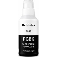 Bionet Teknik Canon Pıxma G6040 Uyumlu Gı-40 Siyah Mürekkep