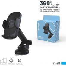 Syrox PH40 Çok Fonksiyonlu Telefon Tutucu