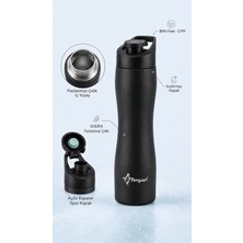 Penguen 750 ml Sporcu Su Matarası Çelik Suluk SUS304 Paslanmaz Çelik Sızdırmaz Spor Kapaklı Bpa Free