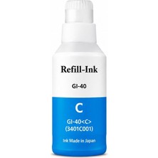 Bionet Teknik Canon Pıxma G5040 Uyumlu Gı-40 Mavi Mürekkep