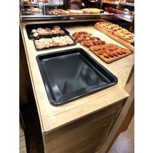 Russet Nüsse 47X35 cm Ankastre Fırın Tepsisi Dikdörtgen Emaye Tepsi Arçelik Beko