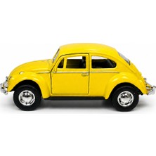 Kidzon Sarı Metal Klasik Vosvos Oyuncak Araba Açılır Kapılı Çek Bırak Model Araç