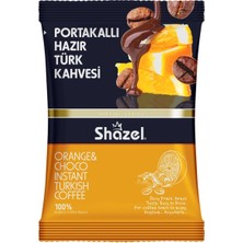 Shazel Portakallı Hazır Türk Kahvesi 100 G x 4 (Aromalı)