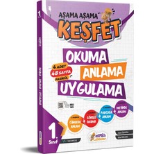Anonim Meraklı Zihinler 1. Sınıf Keşfet Aşama Aşama Okuma Anlama (4 Adet 48 Sayfa Fasikül)
