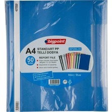 Bigpoint BP295-35 Telli Dosya Mavi 50LI Paket